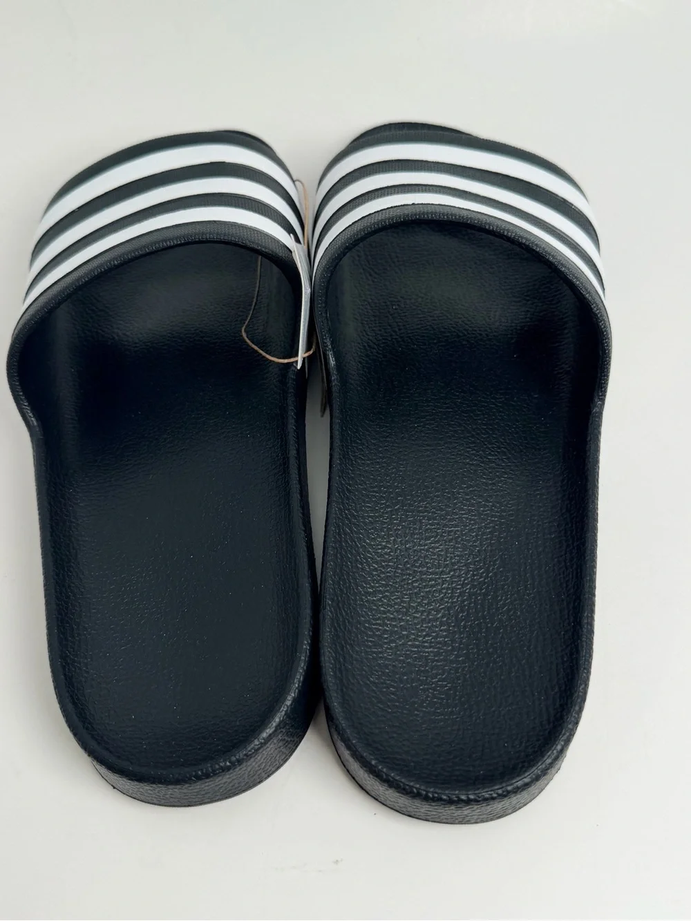 adidas Black & White Adilette Slide Sandals